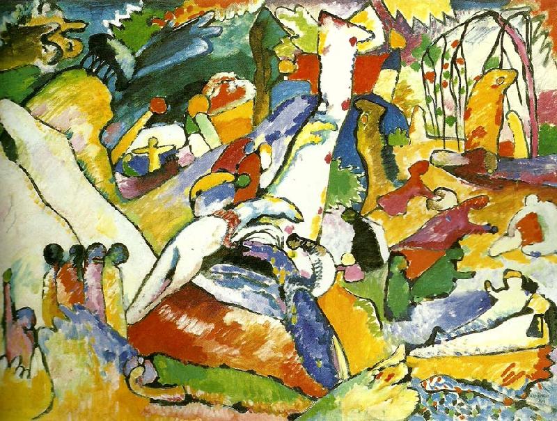 Wassily Kandinsky sketch for composition oil painting image